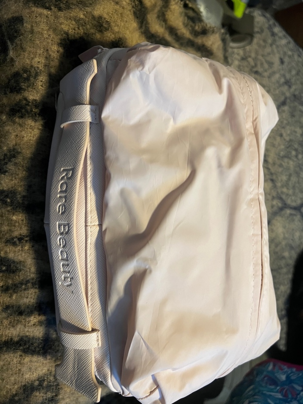 Rare Beauty Blush Pink Cosmetic Pouch